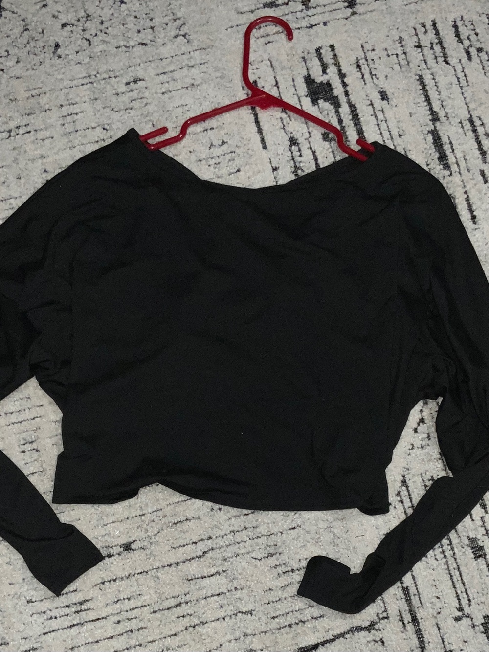 Black Long Sleeve Women's Top - Classic Crewneck